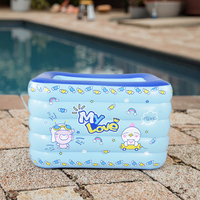 Piscine gonflable de construction durable portative de PVC pour des accessoires de piscine d'amusement d'été d'enfants et d'adultes