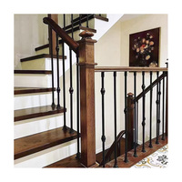 Custom Oak Treppen geländer von Herstellern Riser Handlauf unterschied licher Größe für Hotel anwendungen