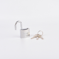 Cadenas en fer de haute qualité 25/30/40/50/60mm Clé en acier chromé Manille courte écologique Vente en gros