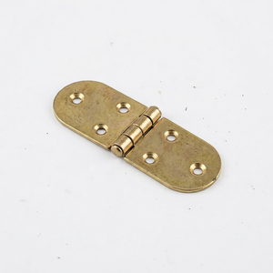 Charnière de meuble à bascule en fer plaqué couleur, 120 mm, épaisseur 21 mm, 1,5 mm, montage en surface, design industriel, antirouille, durable - Product Image 1