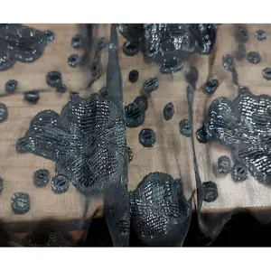 Delicate And Luxurious Wholesale black silk brocade fabric Of All Types 