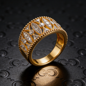 Bague de fiançailles personnalisée en or massif plaqué or 10K/14K avec diamant de laboratoire et zircon, style cluster, unisexe, pour anniversaire et fête - Product Image 3