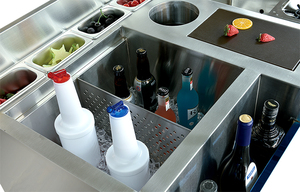 Stazione Cocktail Professionale per Baristi, <span class=keywords><strong>Bar</strong></span>, Hotel, Ristoranti, Pub, Attrezzatura da <span class=keywords><strong>Bar</strong></span> in Acciaio Inox di Alta Qualità, 2 Anni di Garanzia - Product Image 5