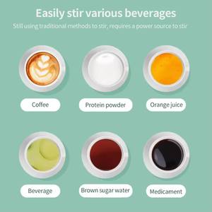 Wholesale 450ml Custom Rechargeable USB Wireless Charging Magnetic Mixing Coffee Mug Double Wall Auto Self Stirring - Product Image 6