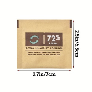 Boveda 8g 60g 62% 69% 72% 75% Entrega Rápida Humectante para Cigarros Control de Humedad Bidireccional Paquete de 8g para Cigarros y Tabaco - Product Image 2