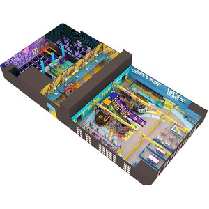 Le <span class=keywords><strong>parc</strong></span> d'attractions intérieur POKIDDO de 3000 m² offre un centre de jeux commercial complet avec un <span class=keywords><strong>plan</strong></span> d'affaires approfondi - Product Image 1