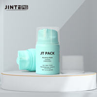 Flacon pompe pour nettoyant visage 100 ml, plastique PP avec pompe sans air 30% PCR pour soins cosmétiques de la peau