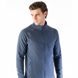 ERNICI Polartec cappotto da uomo Plus Size inverno autunno con cappuccio chiusura a cerniera antivento rivestito in tessuto a maglia ricamo pelliccia - Product Image 2