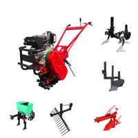 Motoculteur multifonctionnel diesel agricole, mini-tilleur rotatif, machine de micro-labourage pour la culture des terres