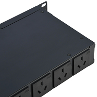 Armoires réseau 1U 8 ports, montage en rack horizontal, PDU intelligent géré à distance par le protocole SNMP