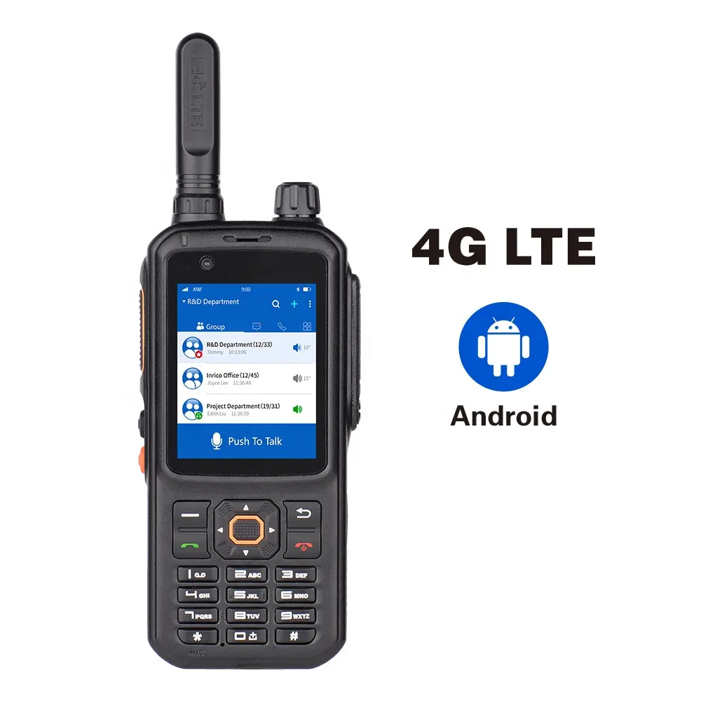 La radio bidirectionnelle Inrico T320 Android 4G poc prend en charge le wifi et le GPS