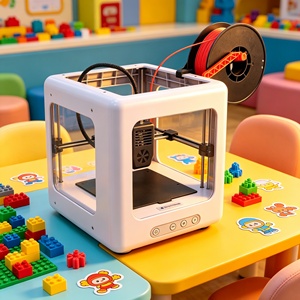 Imprimante <span class=keywords><strong>3D</strong></span> automatique à 4 têtes d'impression, matériaux préchauffés, échange rapide pour plusieurs couleurs et matériaux - Product Image 1