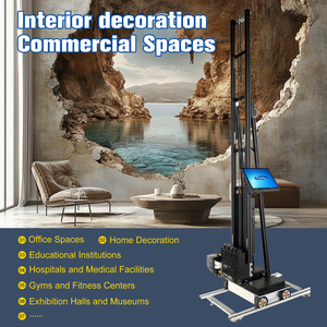 In Pro dọc <span class=keywords><strong>3D</strong></span> Tường máy in máy với i1600 đầu in UV mực tường máy in <span class=keywords><strong>3D</strong></span> dọc tường máy in nghệ thuật nội thất - Product Image 2