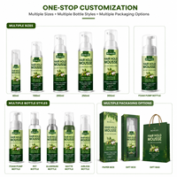 Mousse Coiffante Capillaire aux Herbes Salon, Fixation Forte, Volumisante, Définition des Boucles, Anti-Frisottis, Fini Brillant, Produit de Soin Capillaire OEM