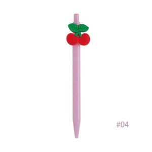 Bolígrafo de plástico de goma <span class=keywords><strong>aguacate</strong></span> de fresa lindo promocional logotipo personalizado bolígrafos divertidos para oficina y escuela - Product Image 2