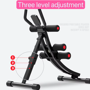 XOYOOU Vente directe d'usine Appareil de musculation abdominale en métal unisexe pour usage domestique Entraîneur de travail en salle Crunch - Product Image 6