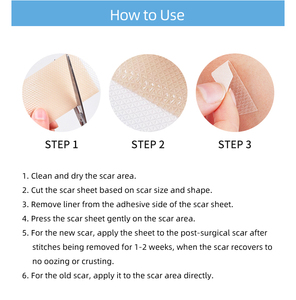 Feuilles imperméables invisibles de patch de cicatrice hydrocolloïde pour la protection de couverture de peau avec le port confortable durable - Product Image 5