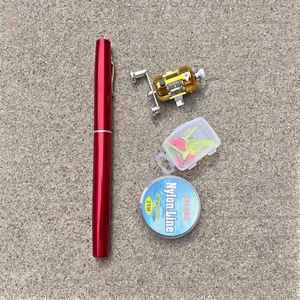 Portable Mini Telescopic <strong>Fishing</strong> <strong>Rod</strong> 4 Colors 1m 1.6m <strong>Pen</strong> <strong>Rod</strong> with Drum Reel Lure Set - Product Image 3
