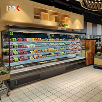 Économiser les supermarchés dépanneur fruits boisson vitrines haute qualité rideau de vent armoire