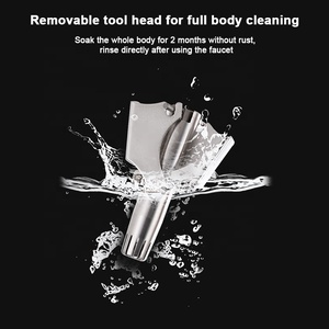 Rasoio <span class=keywords><strong>per</strong></span> <span class=keywords><strong>naso</strong></span> portatile, <span class=keywords><strong>per</strong></span> la cura del viso, da uomo, resistente all'acqua, in acciaio inossidabile, <span class=keywords><strong>per</strong></span> <span class=keywords><strong>naso</strong></span> <span class=keywords><strong>e</strong></span> <span class=keywords><strong>orecchie</strong></span>. - Product Image 5