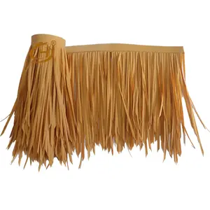 Thatch Best Factory Price Original PE Material Long Lifespan Artifical Palapa Umbrella Thatch Synthetic Thatch Roofing