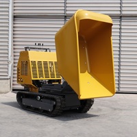 Selbst laden der Mini-Dumper-Lader 1200kg Kapazität Crawler Dump Truck Rotation für Industrie Landwirtschaft Motor Core Component