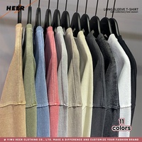 T-shirts à manches longues surdimensionnés en coton 100% lourd, personnalisés avec impression sérigraphique, pour hommes