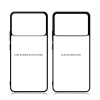 Novelcases Blanks 2D TPU Silicone Personnalisable par Sublimation Antichoc Étanche 100% Compatible Coques de Téléphone Portable Redmi K70/K70E/K70Pro/K50