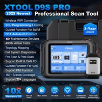 Escáner de Diagnóstico para Autos D9SPro OBD2 con Codificación ECU y Programación de Llaves, Garantía de 2 Años, Pantalla de 9.7 Pulgadas, Memoria de 4G+128GB