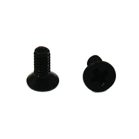 Usine de fabrication de vis, personnalisation non standard, vis à tête fraisée à empreinte cruciforme Phillips zinguées noires