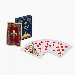 Cartes de poker personnalisées avec logo, vente en gros, jeu de cartes personnalisé, impression sur papier et plastique pour jeux de casino et de fête - Product Image 1