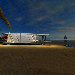 Giá tốt mới không gian viên nang trang bị nhà bếp phòng tắm di động Trailer nhà nhỏ container nhà Modular prefab nhà - Product Image 2