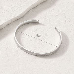 Arabic <b>Engraved</b> for 18K Gold Plated Stainless Steel Women's Casual/Sporty Geometric Gift Jewelry Bracelets <b>Bangles</b> - Product Image 6