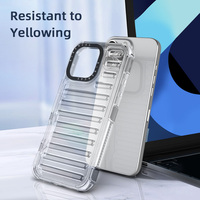 Casing HP Neon 3D Pill Capsule untuk iPhone 16 15 Pro Max 14 13 12 Anti-guncangan Anti-jatuh Transparan Pelindung Warna Permen