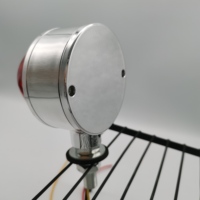 Feu arrière universel à LED rouge chromé et feu de position latéral IP 65 étanche nouvel état pour remorque de camion DC 12V-24V