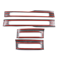 Plaque de seuil de porte intérieure en fibre de carbone sèche pour Mercedes-Benz Classe G W464 2019-2024 G500 G63 – Modification intérieure de voiture