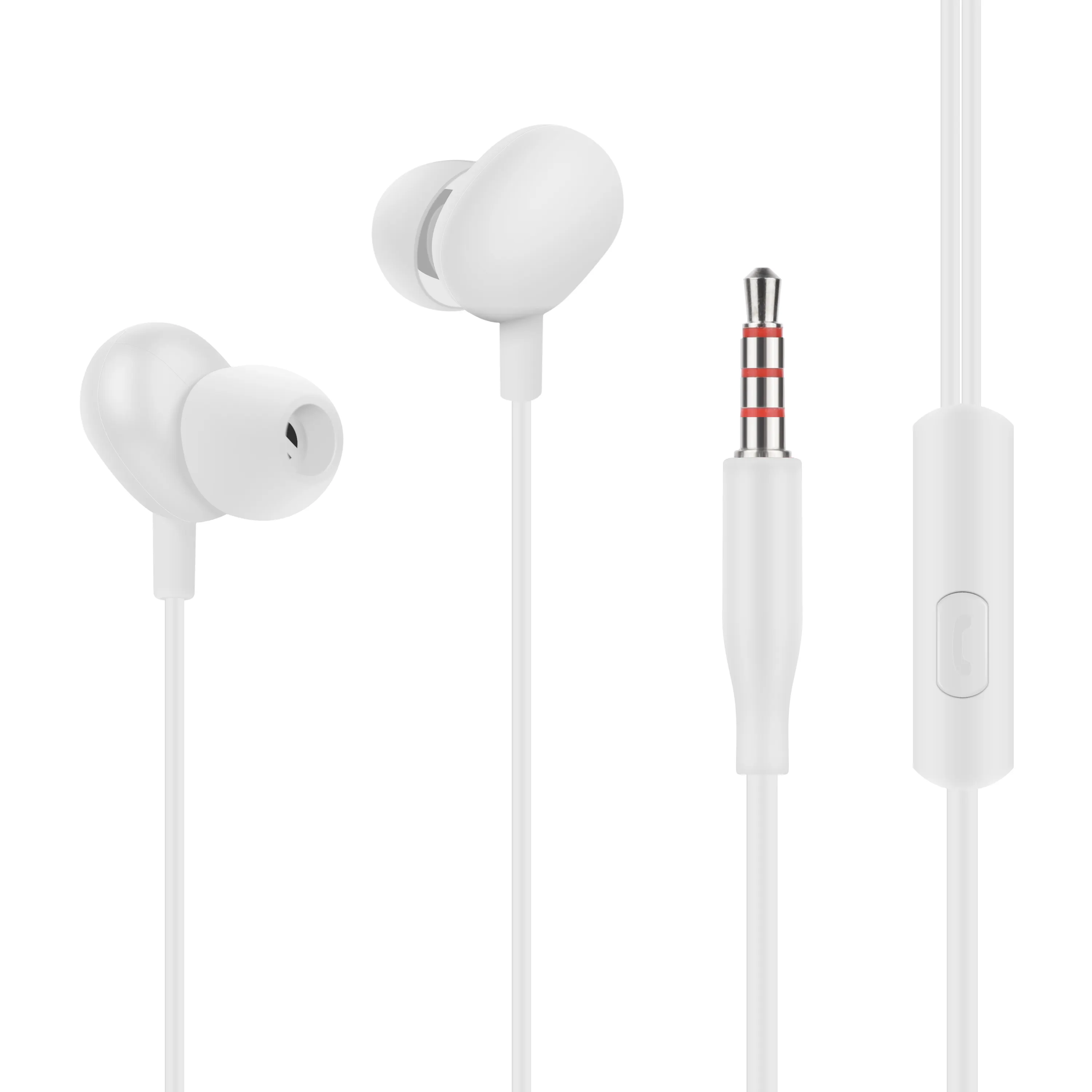Wholesale OEM 3.5 mm jack Wired Auriculares Private Design earphone noise cancelling Hot selling on Amazons
