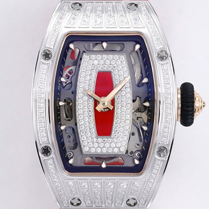 Ladies' Titanium Alloy Diamond-<b>Set</b> Automatic Mechanical <b>Watch</b> 07-01 Luxury <b>Watch</b> - Product Image 2