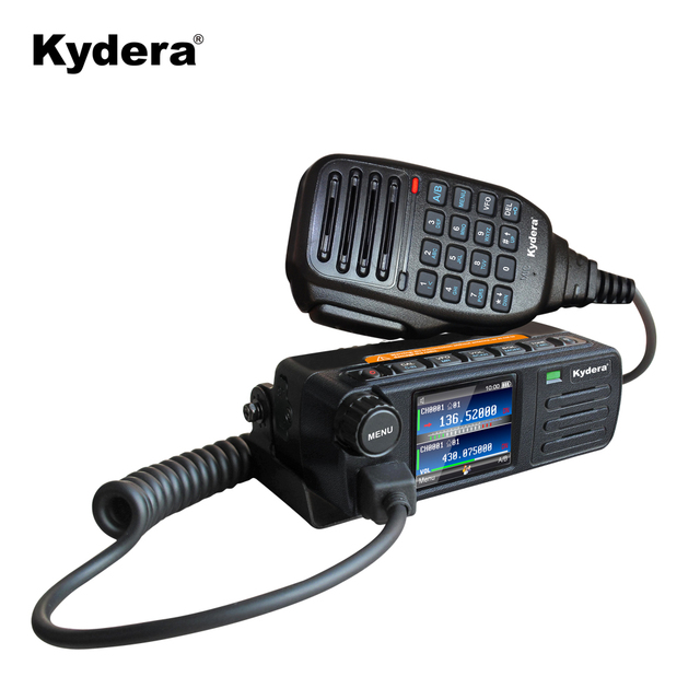 20W DMR  Mini Dual Band  Amateur Ham Mobile  Vehicle  Radio  Transceiver  UHF VHF  Two Way Radio with Ham Contacts and GPS