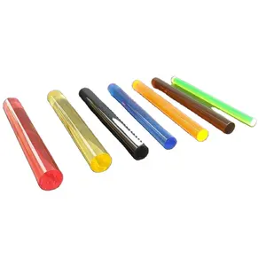 LANDU colorato in plastica solido acrilico PMMA bastoncini rotondi per decorazione o illuminazione