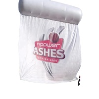Drapeau personnalisable en tissu Oxford de coton et polyester de haute qualité, brodé avec un logo, à franges dorées, très résistant, en promotion