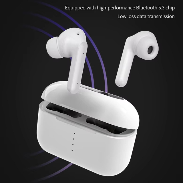 TWS Earphone ANC ENC Basic Long Battery Life Wireless 5.4 Earbuds Clear Voice Custom Logo Compatible with iPhone Samsung Android