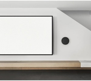 <span class=keywords><strong>Tissu</strong></span> acoustiquement transparent HEYU avec écrans de projection acoustiques tissés blancs, cadre fixe en alliage d'aluminium floqué 1 cm - Product Image 3
