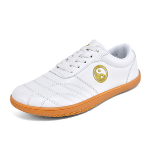 Chaussures de Tai Chi, dessus synthétique souple, semelle en caoutchouc, unisexe, durables, pour la pratique et l'entraînement des arts martiaux - Product Image 5