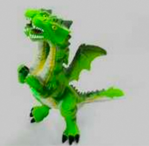 Figurine de dragon en plastique vert pour enfants de 4 à 6 ans, ensemble de jeu de collection avec modèle d'animal dinosaure - Product Image 3