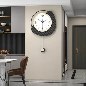 JJT Moderne Nordique Métal Décoratif 3D Surdimensionné Minimaliste Horloge Murale pour Salon De Luxe Décoration de La Maison reloj de pared