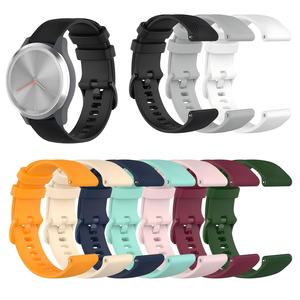 <span class=keywords><strong>Correa</strong></span> de Silicona de 20mm/22mm para <span class=keywords><strong>Reloj</strong></span> <span class=keywords><strong>Garmin</strong></span> Vivoactive 4/3/<span class=keywords><strong>Venu</strong></span> <span class=keywords><strong>Sq</strong></span> y Samsung Active/Active2, <span class=keywords><strong>Correa</strong></span> de Repuesto - Product Image 3