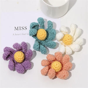 Handmade Đa Năng Crochet Đan Hoa Trong Nước Hòa Tan Sequin Kẹp Tóc Quần Áo Phụ Kiện Hat Giày Trang Trí - Product Image 2