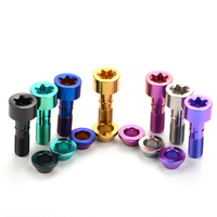 Титановый болт TITST Gr.5 с шаровым седлом и головкой Torx M14*1.5*28-45мм для колесных дисков автомобилей VW AUDI, гоночных автомобилей и автомобилей в общем