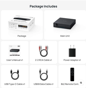 LP100 Streamer WiFi Wireless con AirPlay2 e Google <span class=keywords><strong>Cast</strong></span> per EARC, Costruzione in Plastica e Acciaio - Product Image 3